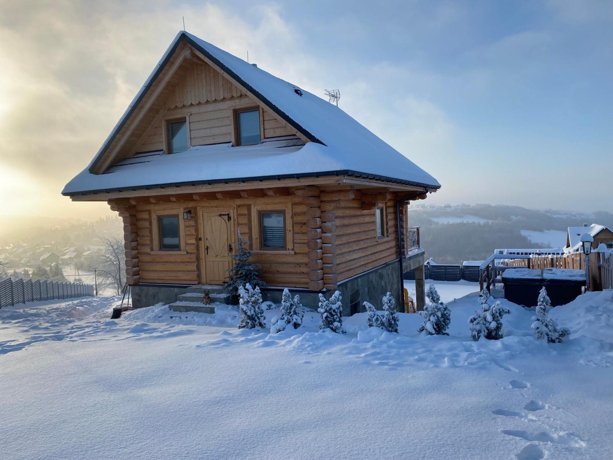 Zloty Gron Log Houses & Apartments Istebna Exterior foto
