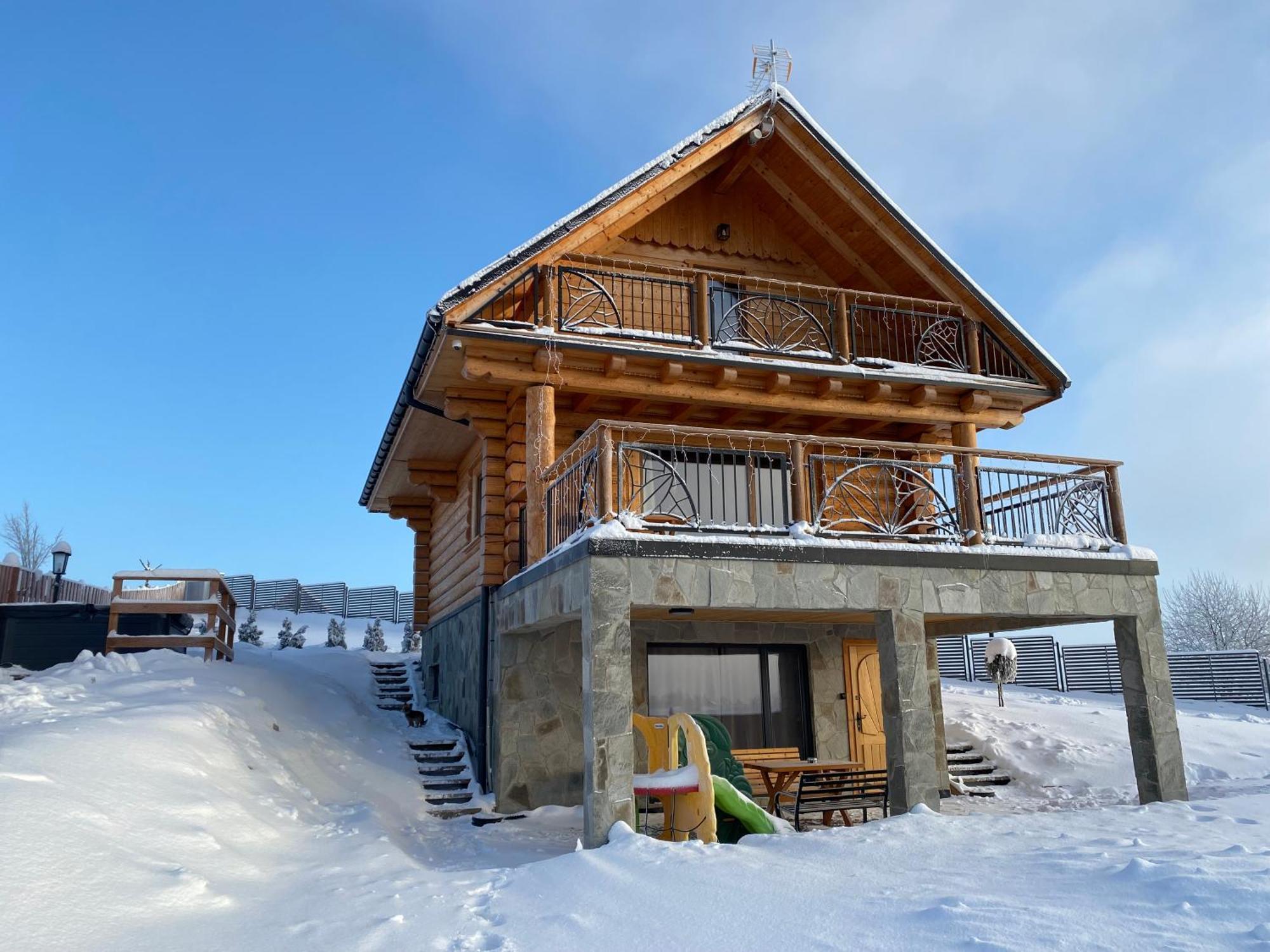 Zloty Gron Log Houses & Apartments Istebna Exterior foto
